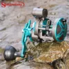 Moulinet traîne pêche main droite avec compteur de ligne et bobine 3+1 roulements