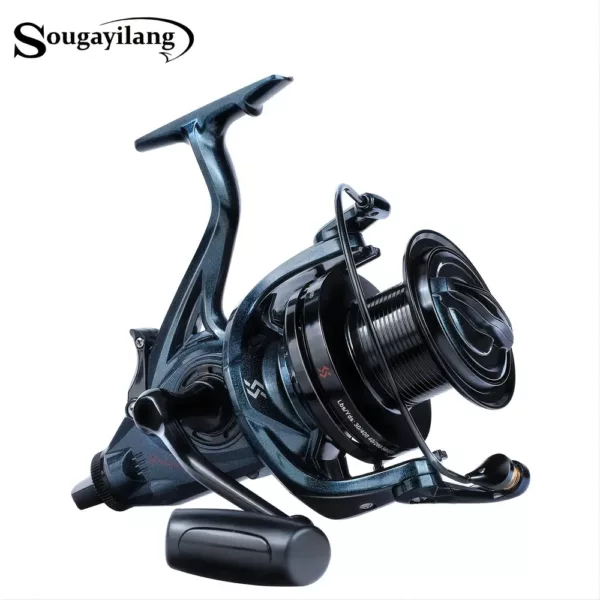 Moulinet de pêche spinning haute capacité – frein puissant et récupération fluide