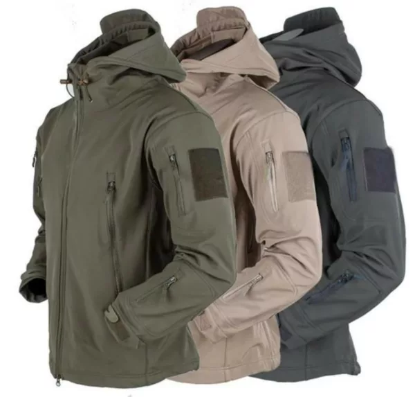 Veste Imperméable Militaire Avec Capuche