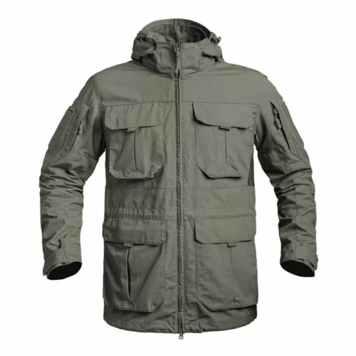 Veste Longue Militaire Kaki Fighter